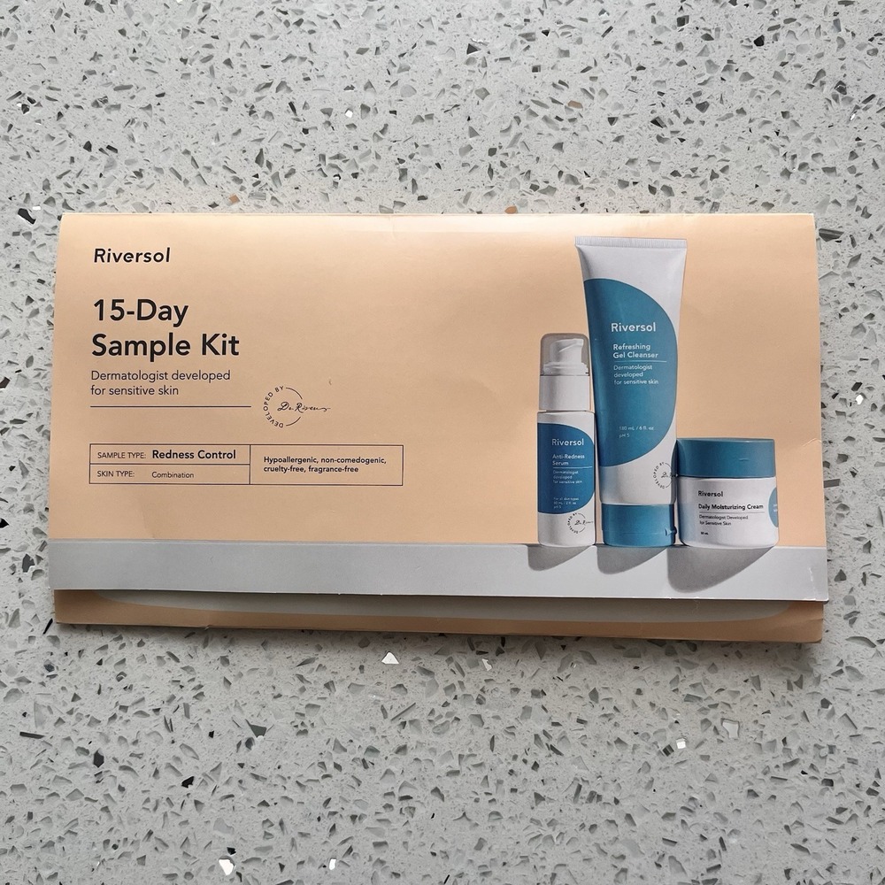 Riversol 15-Day Sample Kit Redness Control Combination Sensitive Skin‎ NEW